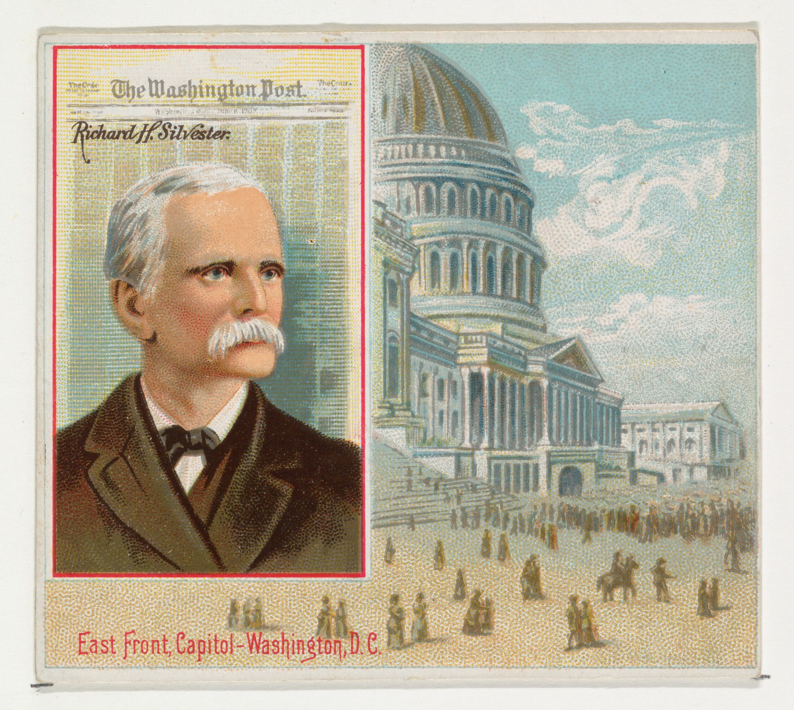 Richard H. Silvester, The Washington Post, from the American Editors series (N35) for Allen & Ginter Cigarettes