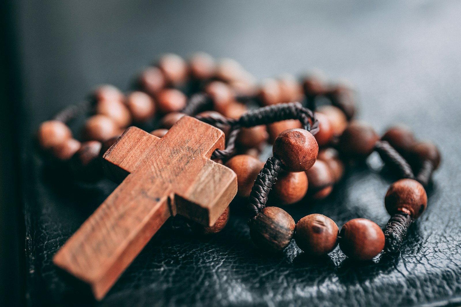 beaded brown rosary - religious extremism in Australia